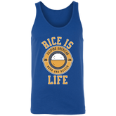 RIce is Life  Unisex Cotton Tank Top